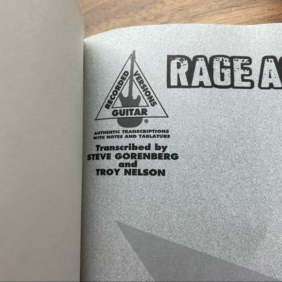 Rage Against The Machine Evil Empire Guitar Paper Sheet Music Book - Picture 6 of 8